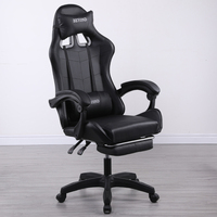 Chaise de jeu pour ordinateur en cuir PU rouge et noir, idéale pour le bureau et la salle de jeux, vente en gros directe usine OEM