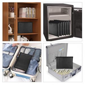 CUSTOM Custom Logo Waterproof Fireproof Organizer Safe Storage Pouch for Important <b>Documents</b> Papers Valuables Filing Product - Product Image 6