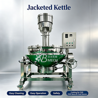 Vente directe usine : Marmite de cuisson à double enveloppe en acier inoxydable, type inclinable, avec agitateur planétaire, chauffage gaz, vapeur et électrique, pour confiture et sauce chili