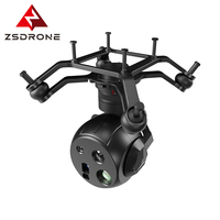 Caméra de drone ZSDRONE EO/IR avec nacelle électro-optique, rotation à 360°, construction métallique, télécommande sans fil, suivi du visage