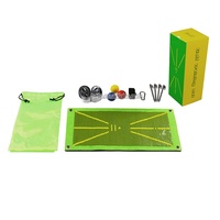 Affichage de trajectoire de pratique de golf Fabricant de tapis de frappe anti-dérapant Mini tapis en caoutchouc de golf Tapis d'entraînement de balançoire de golf