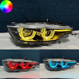 J ONE - Accesorios de Iluminación para Automóviles en Oferta, Luces DRL RGB con Control de Color por Teléfono, Faros Delanteros para <span class=keywords><strong>BMW</strong></span> Serie 3 F30 2012-2019 - Product Image 2