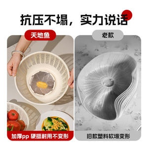 Couvre-légumes pour la conservation des aliments, 2 pièces, en PP, protège les fruits et légumes de la poussière, pour la maison, indispensable en cuisine - Product Image 3