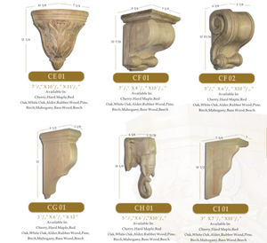 ไม้ป็อปชนิดหนึ่งที่ทันสมัยไม้เนื้อแข็งตู้ Corbel และวงเล็บที่แข็งแกร่งทนทานสำหรับการตกแต่งวิลล่าและโรงแรม - Product Image 5