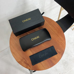 Chaiai – ensemble d'étuis à lunettes en cuir, rectangulaires, protecteurs pour le rangement des lunettes, modèle printemps 2021 5068 - Product Image 4