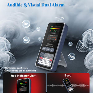 جهاز كشف غاز الرادون الرقمي المحمول للمنزل، كاشف الغاز الطبيعي قابل لإعادة الشحن، شاشة مراقبة جودة الهواء بتقنية الليثيوم فائقة - Product Image 2