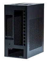 Casing Mini-ITX Vertikal Logam Kustom, Pemotongan Laser CNC, Pencetakan, Pembengkokan, Layanan Desain dan Manufaktur Lengkap untuk Industri