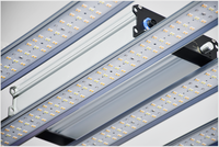 Led Kontrol Cerdas Lampu Tumbuh Led Bilah Lm301b Spektrum Penuh 640W Dapat Dilipat Komersial