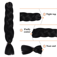 Tresse Jumbo en fibre à haute température pour l'extension de tressage d'expression Fourniture d'usine Prix de gros Support Service OEM