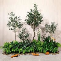 Senmasine plantes artificielles décor à la maison personnalisé faux jardin bonsaï 4ft 5ft 6ft 7ft grand intérieur extérieur faux oliviers