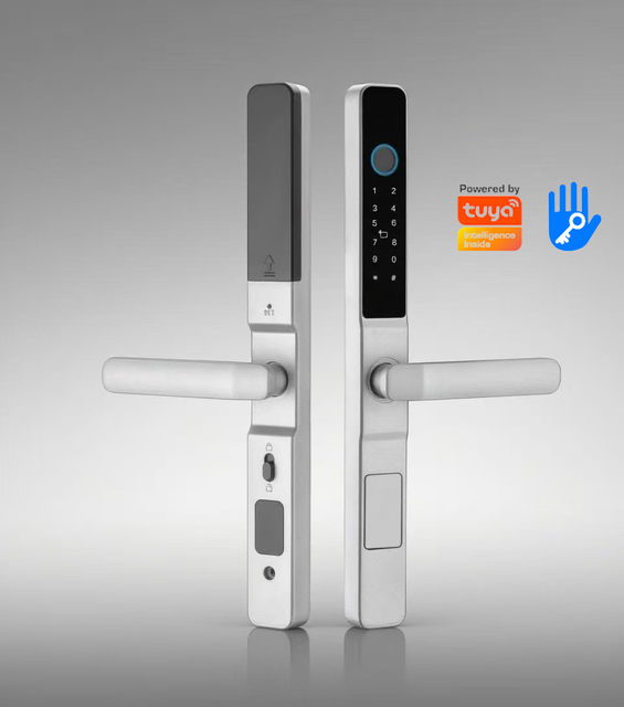 Multiple Unlocking IC Card Password Fingerprint Tuya Tongtong for Wifi Smart Door Lock 100 Fingerprint Capacity Cloud
