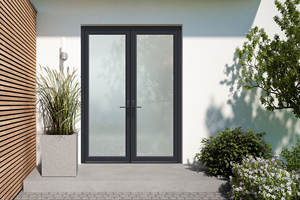 <span class=keywords><strong>Porte</strong></span> battante en aluminium moderne intemporelle - Design simple et élégant avec un style contemporain - Product Image 3