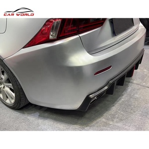 New RUNZE <b>Car</b> Rear Bumper Kits for Is250 2013-2017 Bodykit PP Material Exterior Accessory Part Diffuser Lip Tail Throat - Product Image 5