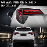 Ensemble de feux arrière LED fumés modifiés pour Honda HRV Vezel 2014-2019 SUV, accessoires de feux arrière LED