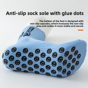 Calze da Calcio Professionali Trend per Uomo, Traspiranti e Assorbenti, Calze Sportive da Allenamento <span class=keywords><strong>con</strong></span> Grip Antiscivolo per Adulti - Collezione Primavera - Product Image 5