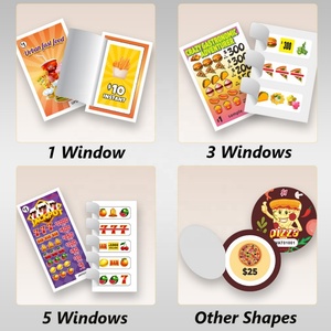 Fast Delivery Pull <b>Cards</b> Digital Printing Original Color Open <b>Card</b> Custom Print Pull Tab Tickets for Sale - Product Image 4