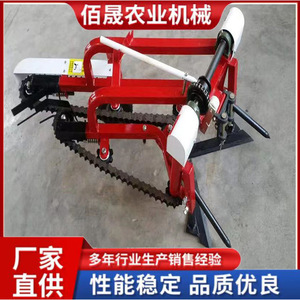 Mini-récolteuse d'arachides avec moteur et transmission par engrenages, facile à utiliser, couleur rouge - Product Image 2