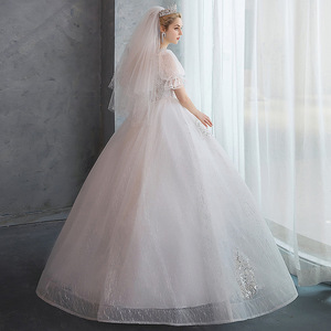 Nouvelle <span class=keywords><strong>robe</strong></span> <span class=keywords><strong>de</strong></span> <span class=keywords><strong>mariée</strong></span> <span class=keywords><strong>princesse</strong></span> amincissante pour <span class=keywords><strong>femme</strong></span> <span class=keywords><strong>enceinte</strong></span> <span class=keywords><strong>de</strong></span> style court <span class=keywords><strong>de</strong></span> fil principal <span class=keywords><strong>de</strong></span> la <span class=keywords><strong>mariée</strong></span> - Product Image 6