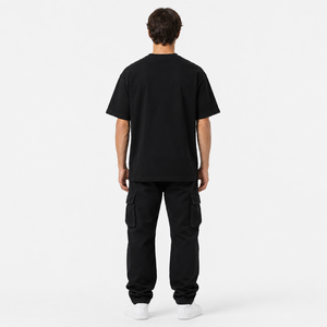 T-shirt personnalisé OEM ODM en coton 100% 250 GSM, coupe courte, oversize, style boxy, impression DTG, impression sérigraphique, t-shirts pour hommes, t-shirt de haute qualité - Product Image 2