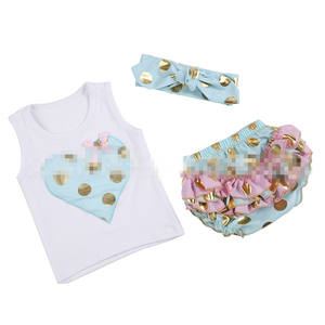 ชุดเสื้อผ้าเด็กเกาหลีแบบใหม่ 3 ชิ้น สำหรับเด็กผู้หญิงอายุ 0-3 ปี - Product Image 2