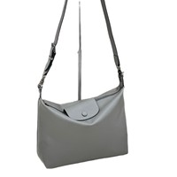Sac à bandoulière Hobo pour femme en cuir de vachette véritable, sac à main décontracté et élégant, grande capacité, fermeture éclair importée, sangle simple