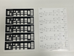 สติกเกอร์ปุ่มสัมผัสพิมพ์ลายบนแผงควบคุม/อิเล็กทรอนิกส์ PVC และ PC รุ่น HW แบบกำหนดเอง ผลิตในประเทศจีน - Product Image 2