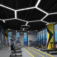 Luminaire suspendu moderne en forme de Y, 60 cm, 90 cm, lampe de plafond triangulaire, éclairage LED pour salle de sport, bureau, danse