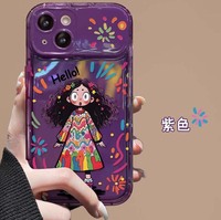Personnalité Fille Flip Caméra Miroir Fenêtre Conception TPU Housse de Téléphone pour Iphone 17 8 Plus X Xr XS 11 12 13 14 15 16 Pro Max
