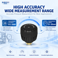 Sensor TPMS Eksternal Nirkabel Kelas Otomotif IP67 433MHz, Monitor Tekanan dan Suhu Ban untuk Truk dan Bus