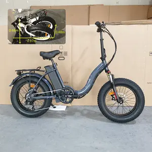 Nouveau design 20 pouces 48V 500W vélos électriques pliables vélo adultes E-Bike vélo électrique pliant 20 pouces Ebike pliant