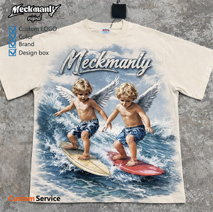 High quality personalized customized men's T-shirts with trendy European and American styles, customized <b>logos</b> for high streets - Product Image 4