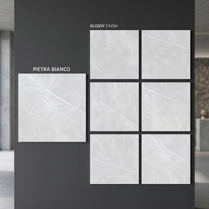 กระเบื้องพอร์ซเลนขัดเงา Statuario Pearl ขนาด 800x800 มม. ดีไซน์ลายหินอ่อนสีขาวสำหรับปูพื้น - Product Image 6