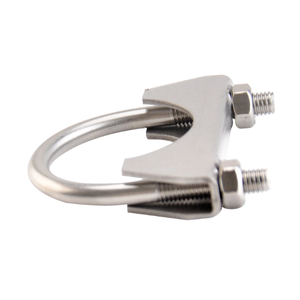 공장 헤비 듀티 배기 머플러 U 볼트 클램프 후프 선반 파이프 홀더 - Product Image 3