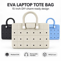 Sac pour ordinateur portable antichoc en EVA, sacs de transport en EVA, sac fourre-tout, sac de rangement pour le bureau et les voyages, organisateur, sac pour ordinateur, sac à bandoulière pour femme