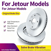 Disques de frein durables, rotors de frein, plaquettes de frein, garnitures de frein, pièces du système de freinage pour Jetour Dashing & Traveller T2
