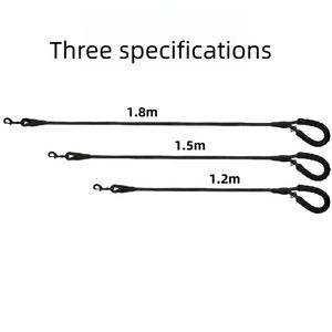 Многоцветный светоотражающий прочный круглый плетеный поводок для собак из нейлона (Perro Escurrido) - Product Image 4