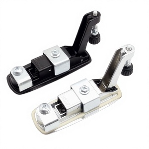 <span class=keywords><strong>Serrure</strong></span> à ressort mécanique MS718/MS709 pour armoire de distribution, châssis de voiture et compresseur d'air - Noir/Argent 2 clés - Product Image 4