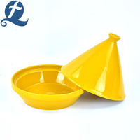 Tajine en céramique marocaine moderne et écologique avec logo personnalisé, design unique, compatible lave-vaisselle et four