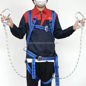 Top Quality Full Body Safety Harness Lifeline Fall Protection Electrical Safety Belt Insulation Scaffolding For Tools