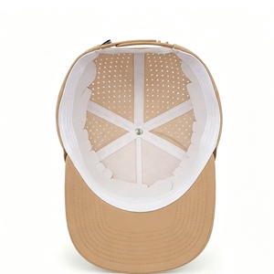 หมวกแก๊ปทรง Trucker 6 แผง สีกากี คุณภาพสูง ปักลายตามสั่ง เหมาะสำหรับกิจกรรมกลางแจ้ง หมวกเบสบอลแบบ Snapback สำหรับผู้ชายและผู้หญิง - Product Image 4