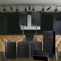 Système audio professionnel avec haut-parleur large bande de 15 pouces 500W pour club/salle de conférence/église