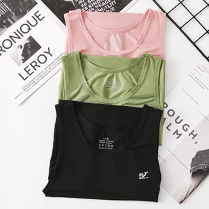 Débardeur d'été pour hommes à séchage rapide respirant sans manches transparent en nylon couleur unie col rond Sexy Hot Undershirt - Product Image 6