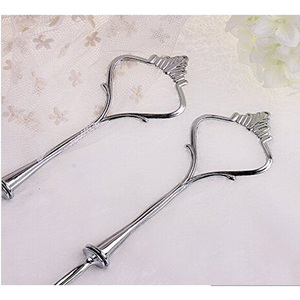 Espositore per Dessert in Metallo Personalizzato a 3 Livelli, Vassoio a 2 Piani per Torte, Snack, Scones, Cracker, Frutta, Antipasti, <span class=keywords><strong>Pasticceria</strong></span> per Matrimoni - Product Image 3