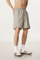 Shorts de sport en coton personnalisables avec logo – Shorts décontractés unis à taille mi-haute, élastiques, imperméables, séchage rapide, respirants, pour la plage et l'entraînement pour hommes