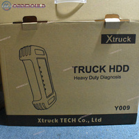 Laptop CF53 con kit de diagnóstico de reparación automática de disco duro Xtruck Y009, herramienta de búsqueda de sensor CAN-BUS para camiones pesados y excavadoras Renault