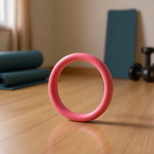 Cercle de yoga et de fitness lisse rose clair/bleu clair - Product Image 2