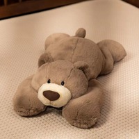 Boneka Beruang Lucu yang Bisa Direbahkan, Boneka Plush Super Lembut 30-70cm, Bantal Peluk Penyangga Kaki Saat Tidur, Boneka Beruang Kecil yang Menggemaskan, Hadiah Ulang Tahun