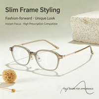 Montures de lunettes anti-lumière bleue ultra-légères TR TJ5807 pour influenceurs de médias sociaux, rehaussant la beauté et la mode