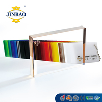 Plaque acrylique transparente JINBAO pour gravure laser, acrylique transparent de 3 mm