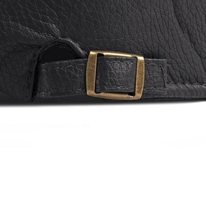 Béret en cuir PU de qualité pour hommes, nouvelle collection automne/hiver, pour hommes d'âge moyen et âgés, style britannique vintage, casquette avant en cuir PU - Product Image 5